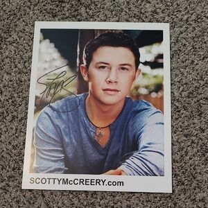 Hand Signed Scotty McCreery Autographed Photo
